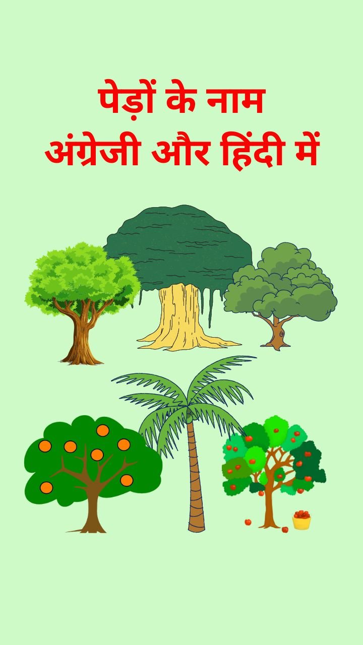  Trees Names In Hindi And English Hindi Me Jankariya